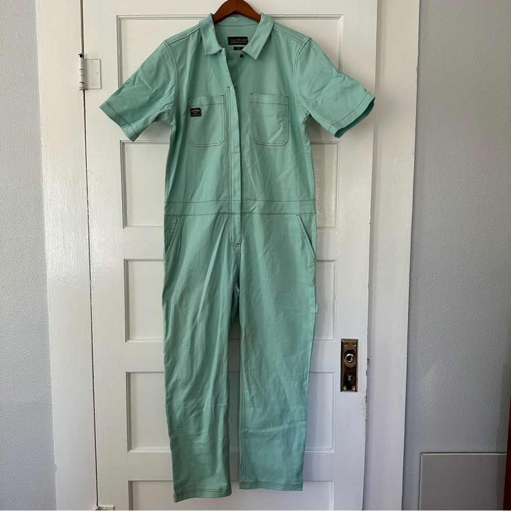 Wildfang Mint Green Jumpsuit